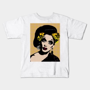 Bianca del Rio style pop art Kids T-Shirt